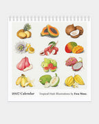 2027 Tropical Fruits Desk Calendar