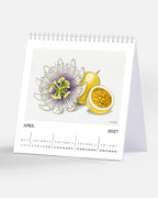 2027 Tropical Fruits Desk Calendar
