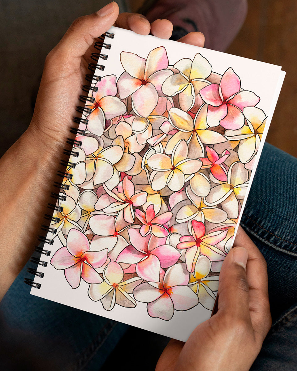 Pink Plumeria Notebook