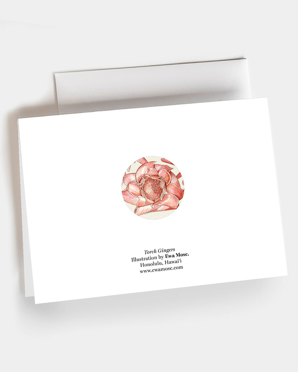 Torch Gingers - Set of 10 Folding Cards