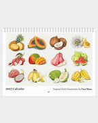 2027 Tropical Fruits Large Wall Calendar