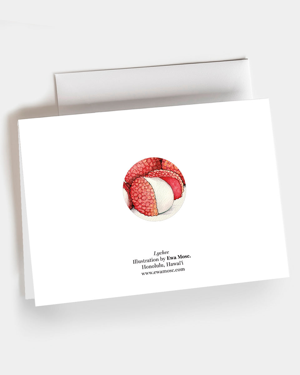 Lychee - Set of 10 Folding Cards