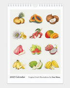 2027 Tropical Fruits Small Wall Calendar