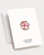 Pink & White Plumerias - Set of 10 Folding Cards