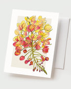 Rainbow Shower Bloom - Set of 10 Folding Cards