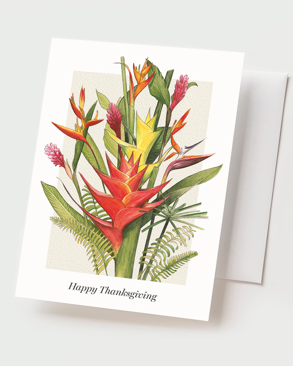 Thanksgiving Blooms - Set of 10 Folding Cards